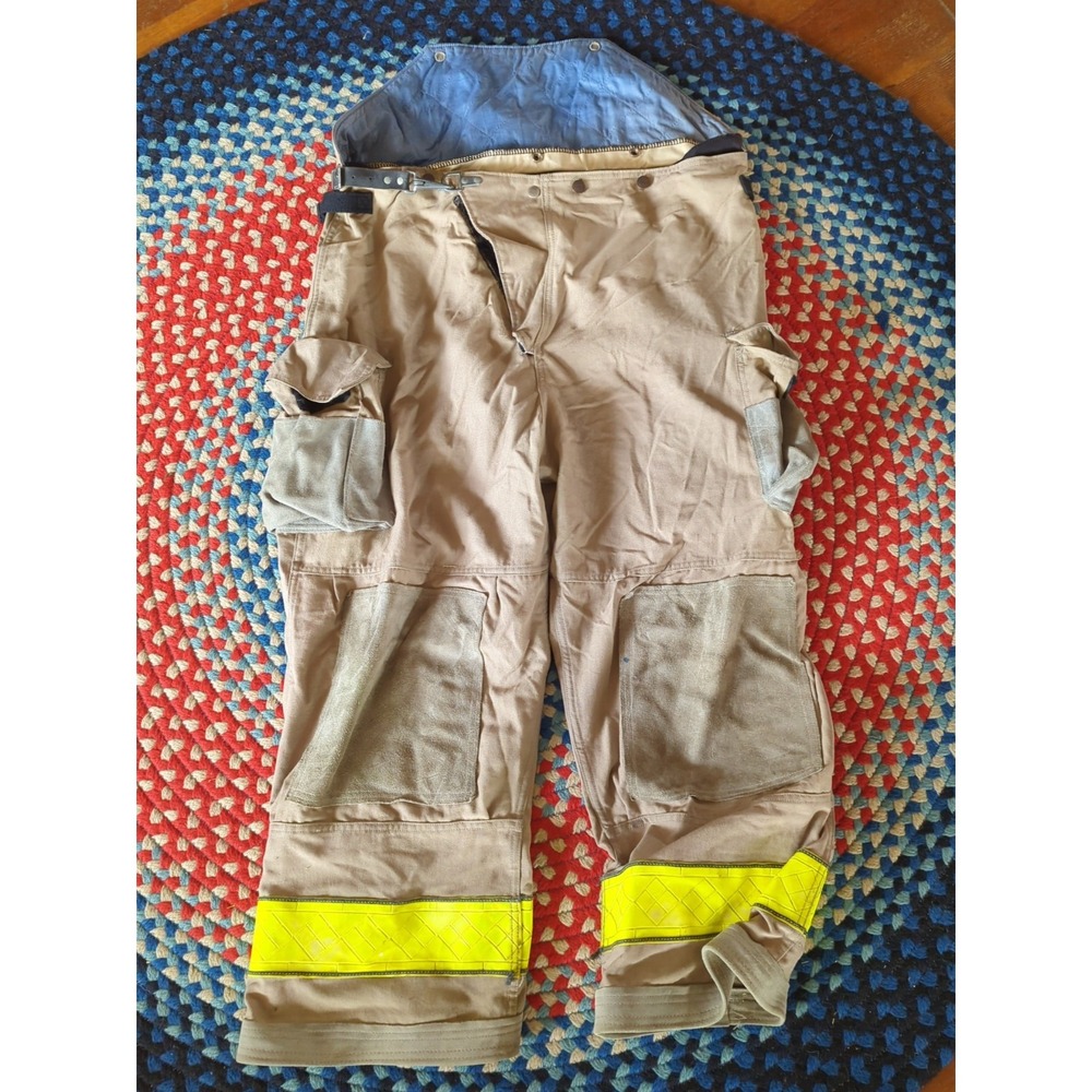 Retired Firefighter Gear Turnout Pants FIRE USED Size‎ 44 X 28 SHELL ONLY!!
